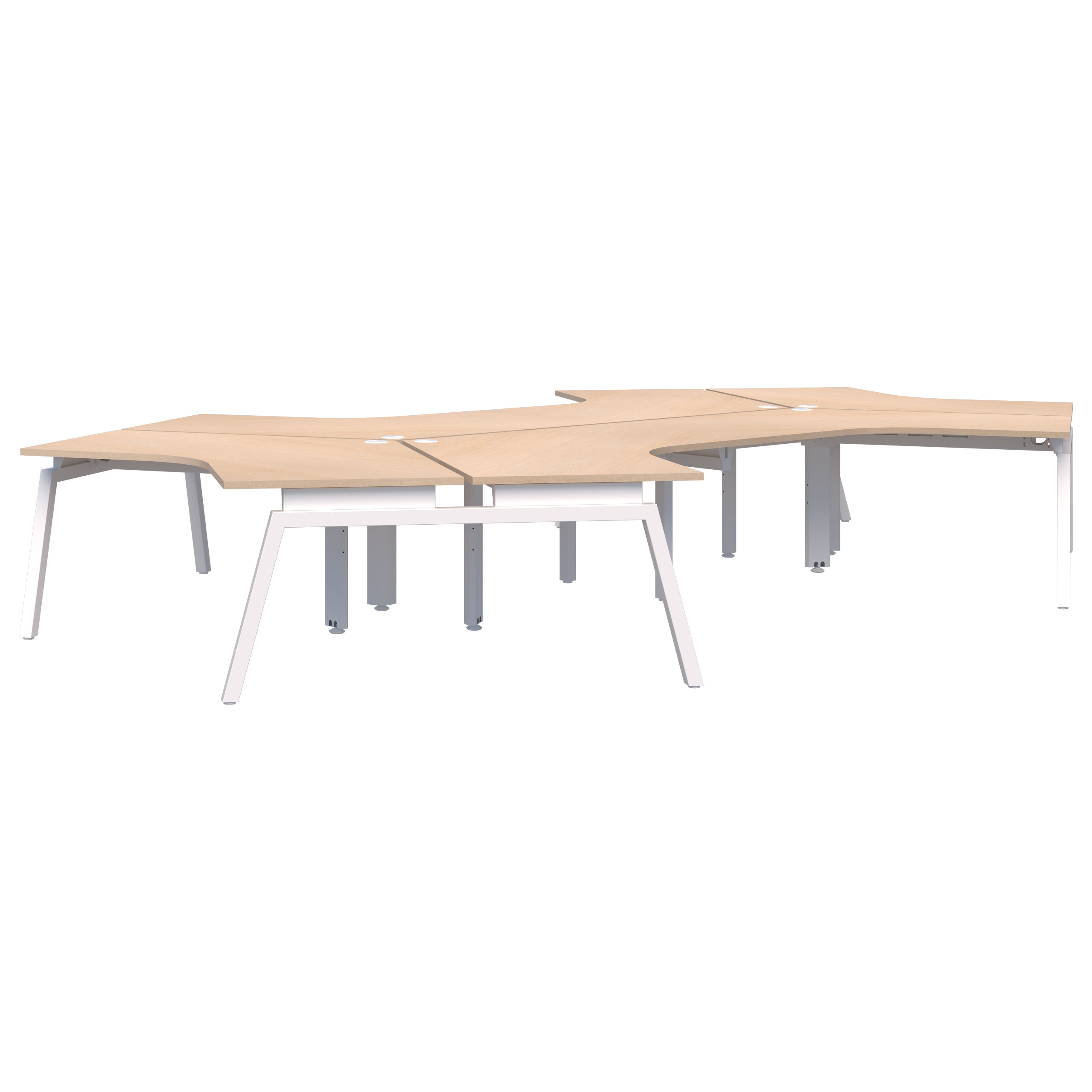 Balance Angle 120° 6 Pod Desk