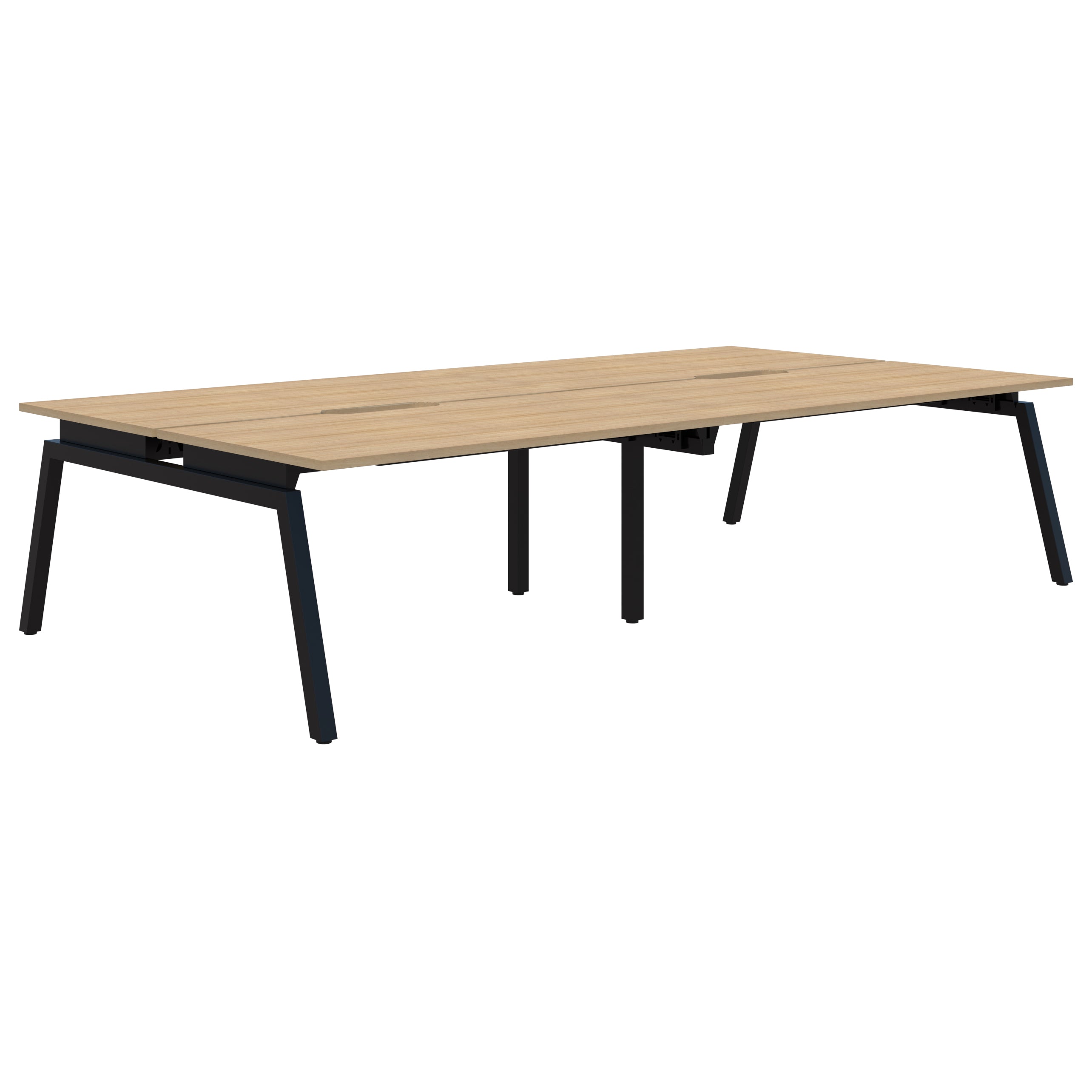 Balance Angle 4 Pod Back-to-Back Desk