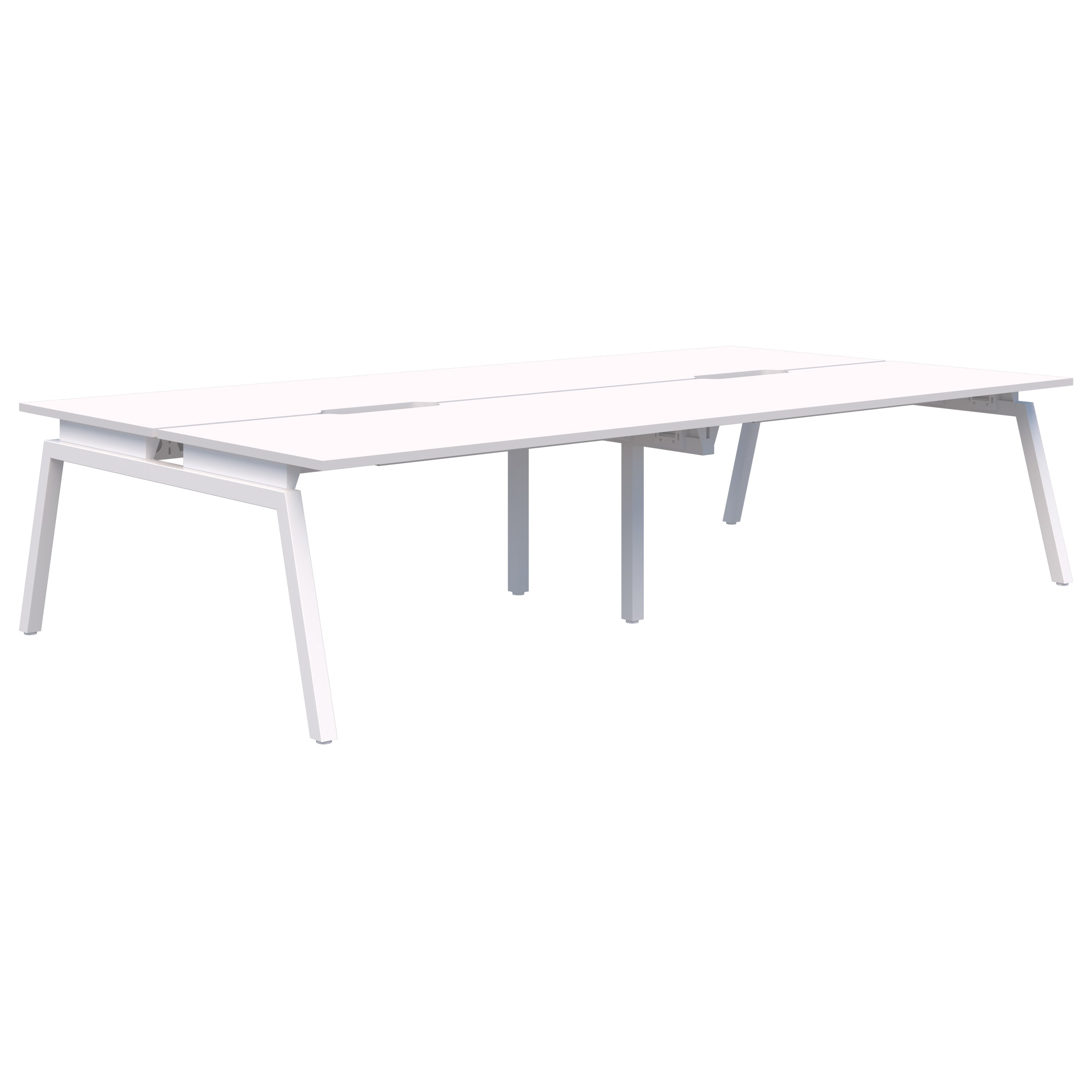 Balance Angle 4 Pod Back-to-Back Desk