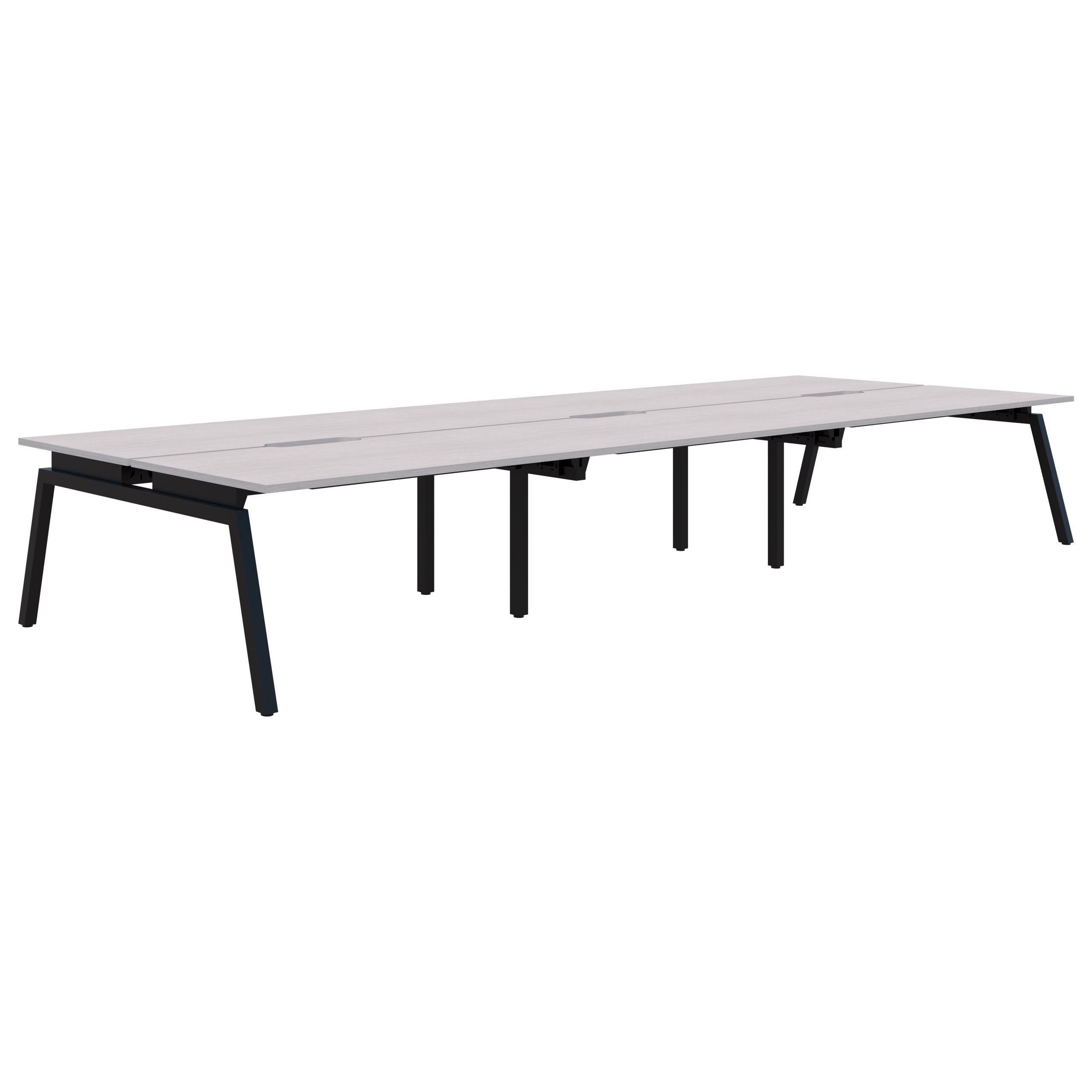Balance Angle 6 Pod Back-to-Back Desk