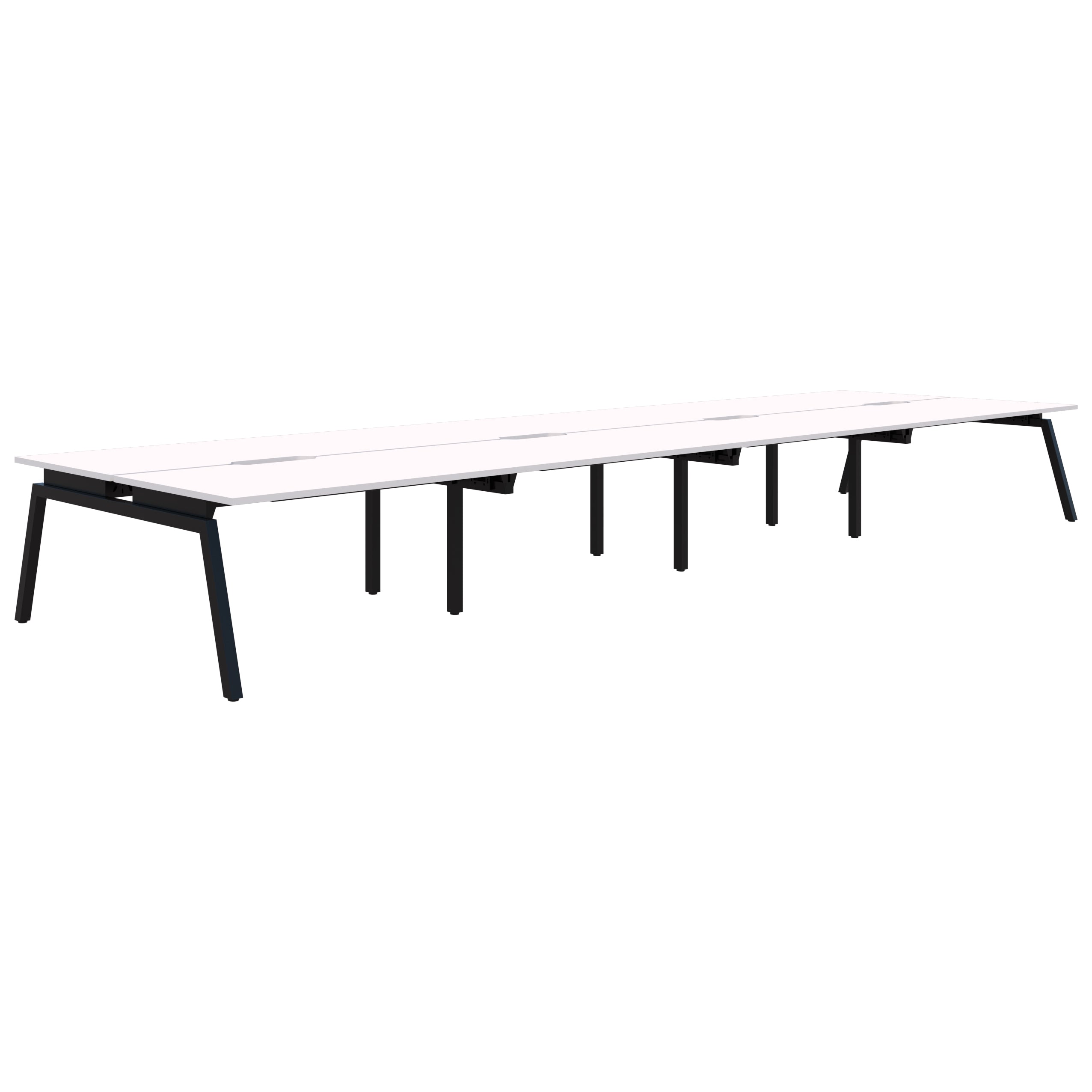 Balance Angle 8 Pod Back-to-Back Desk