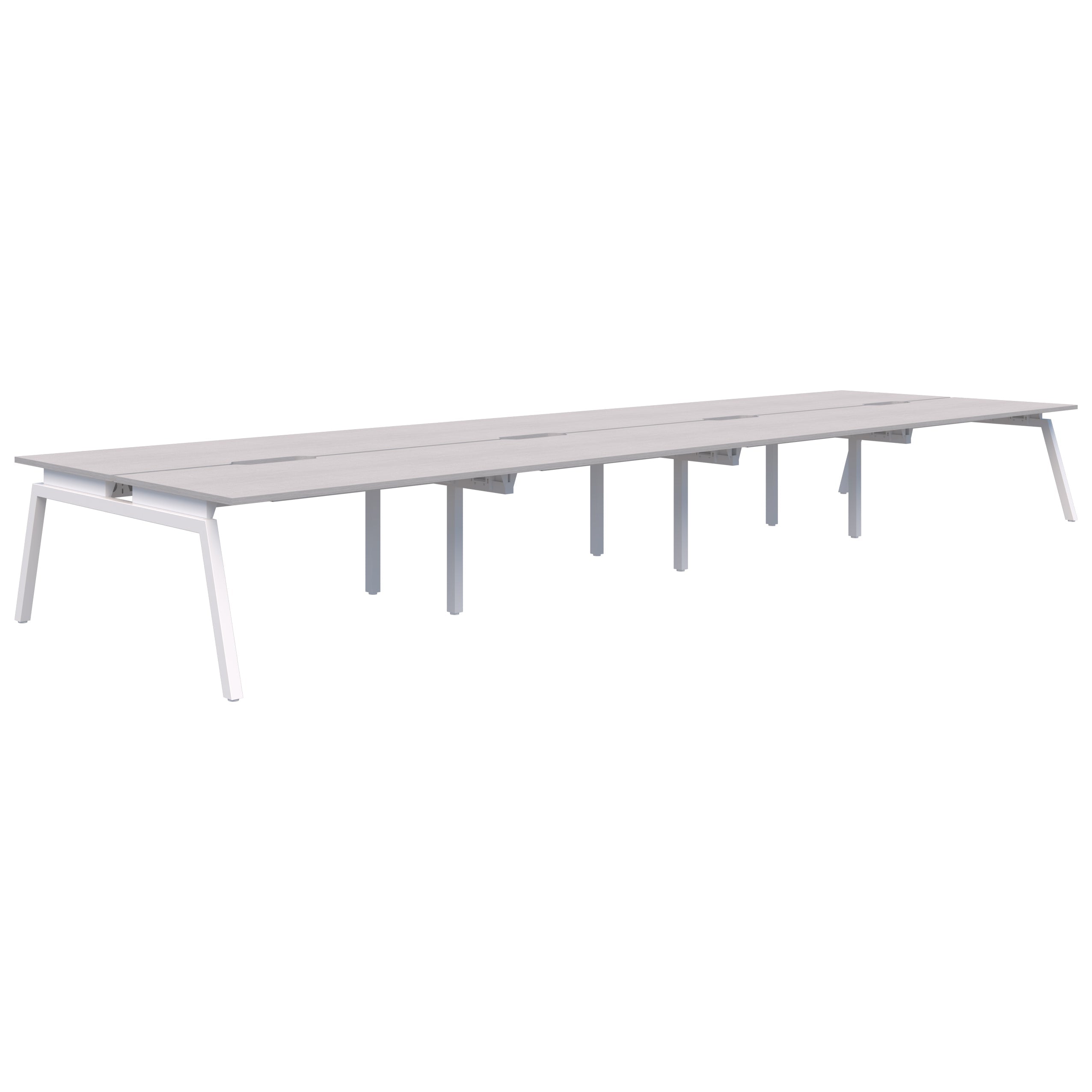 Balance Angle 8 Pod Back-to-Back Desk