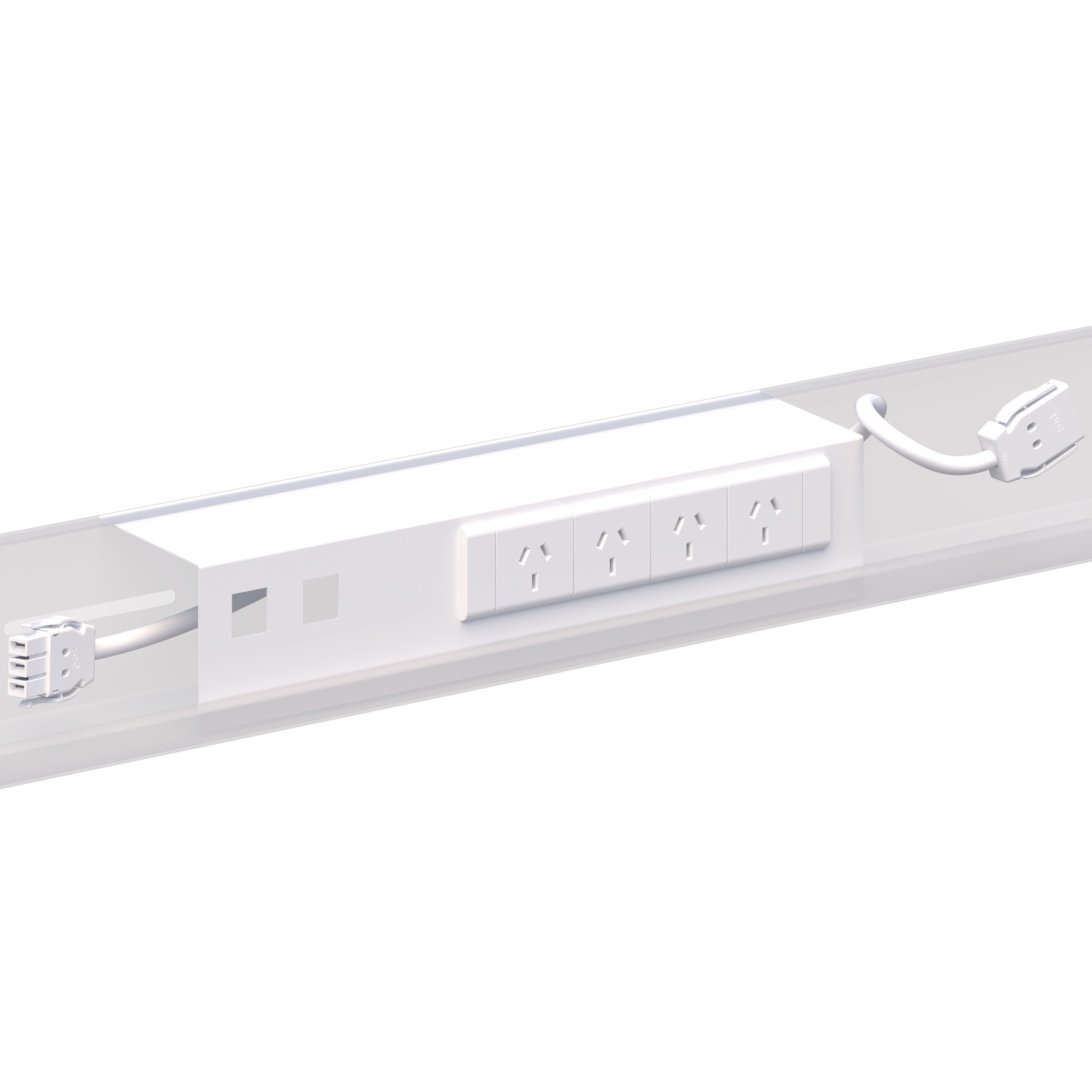 Under Desk Soft Wiring Set - Balance Angle