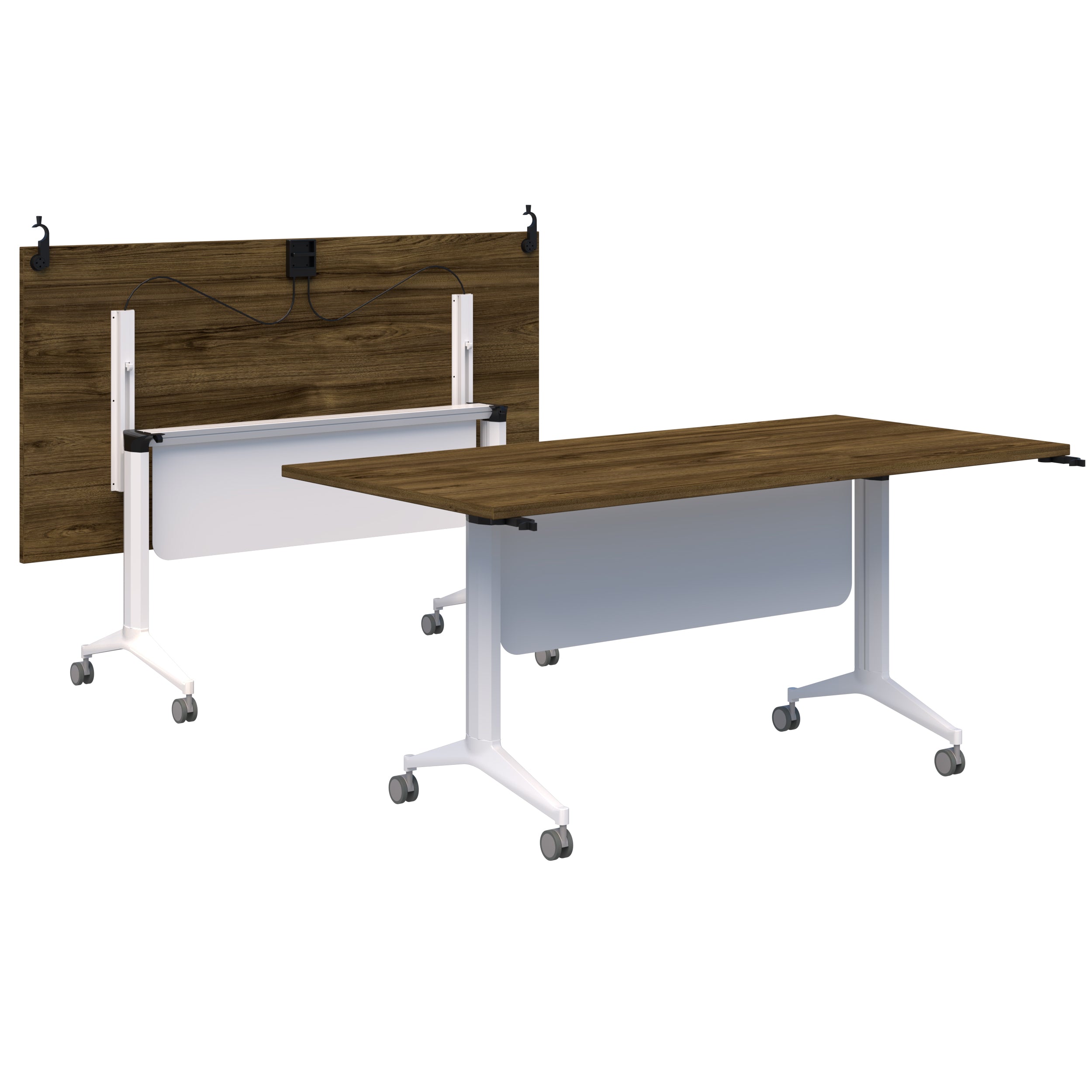 Fiord Flip Table with Modesty and Connectors