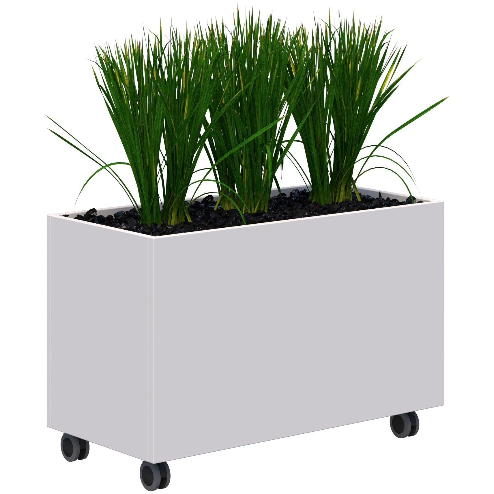 Fiord® Mobile Planter inc. Artificial Plants