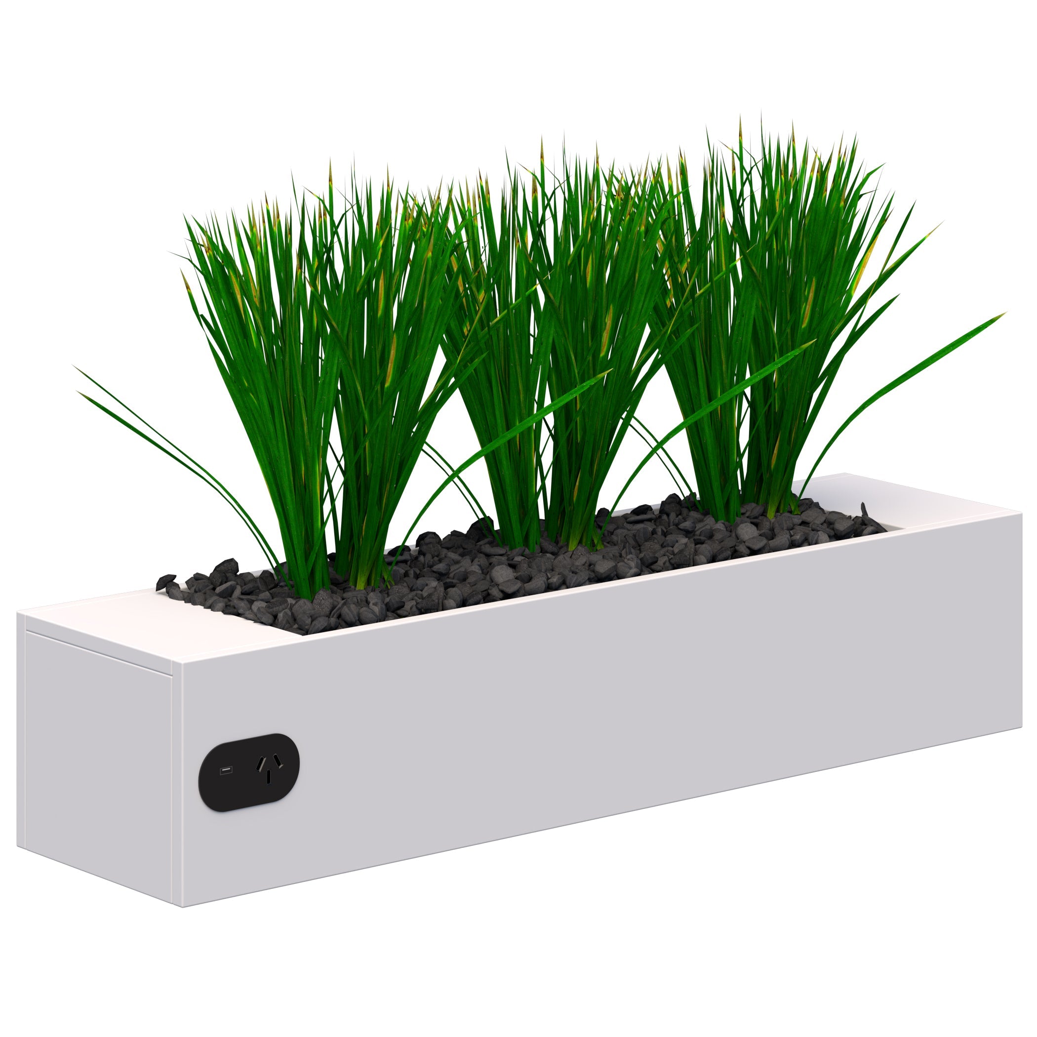 Table Top Planter Box inc Power & Artificial Plants