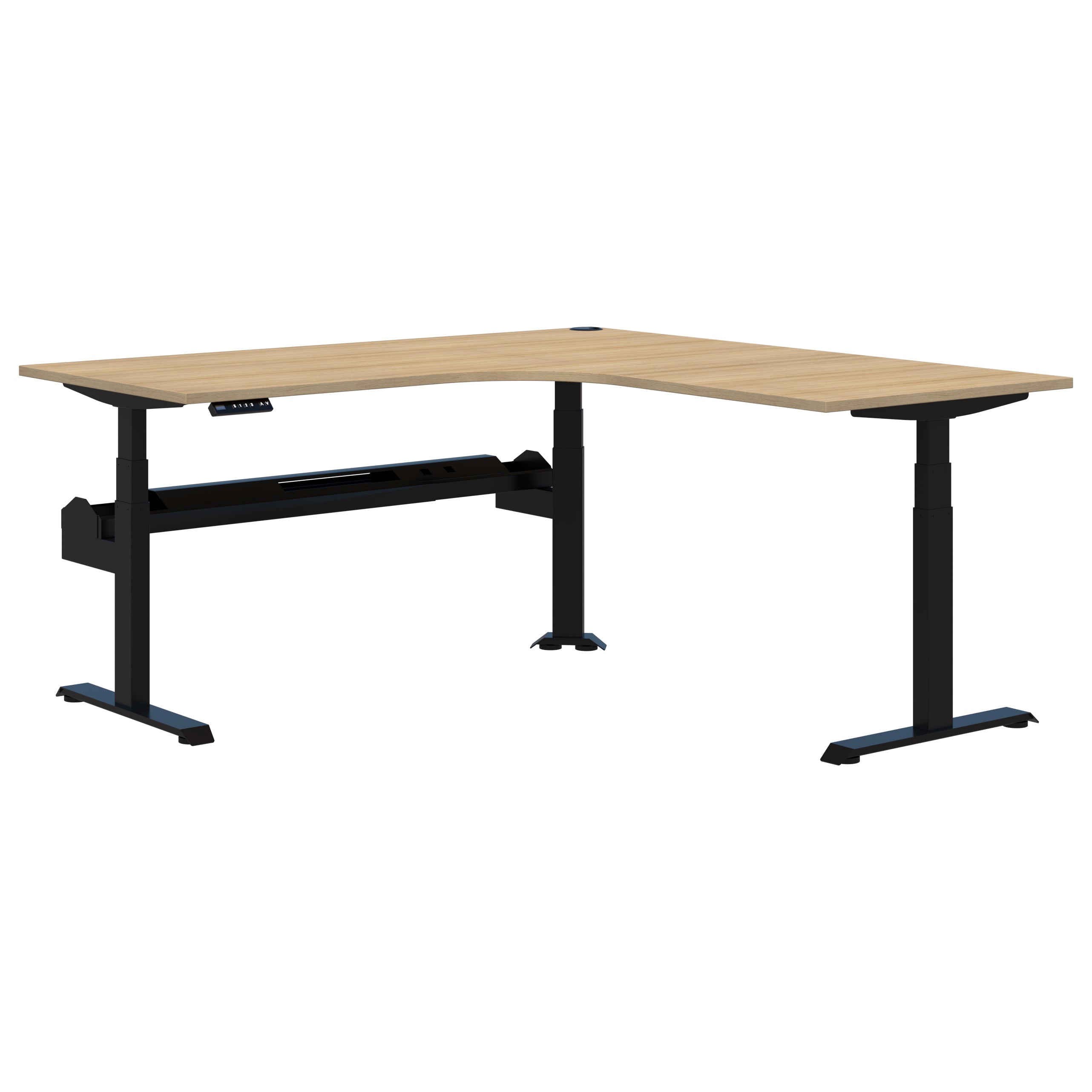 Fiord®+ 90° Electric Corner Workstation Desk