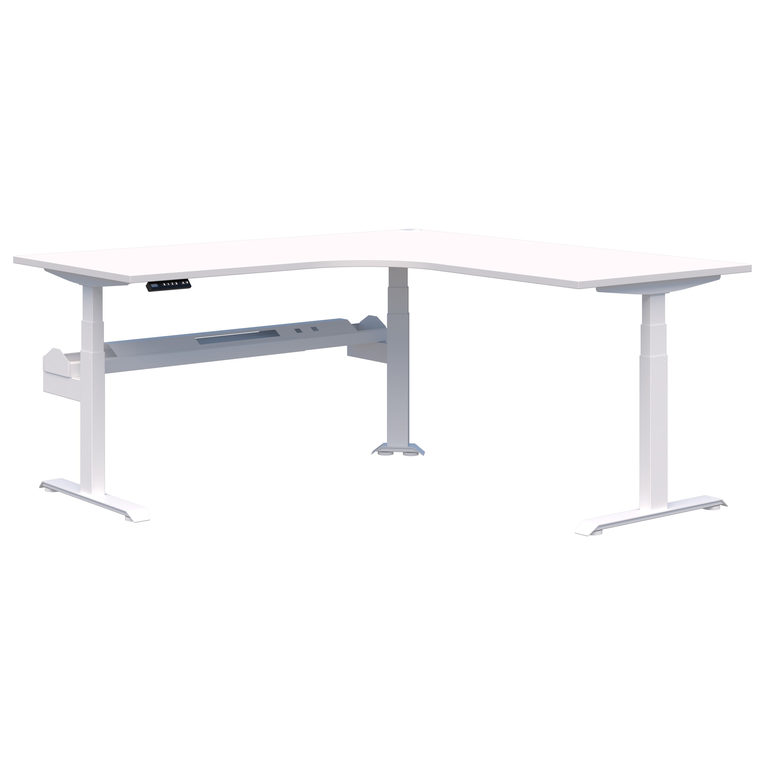 Fiord®+ 90° Electric Corner Workstation Desk